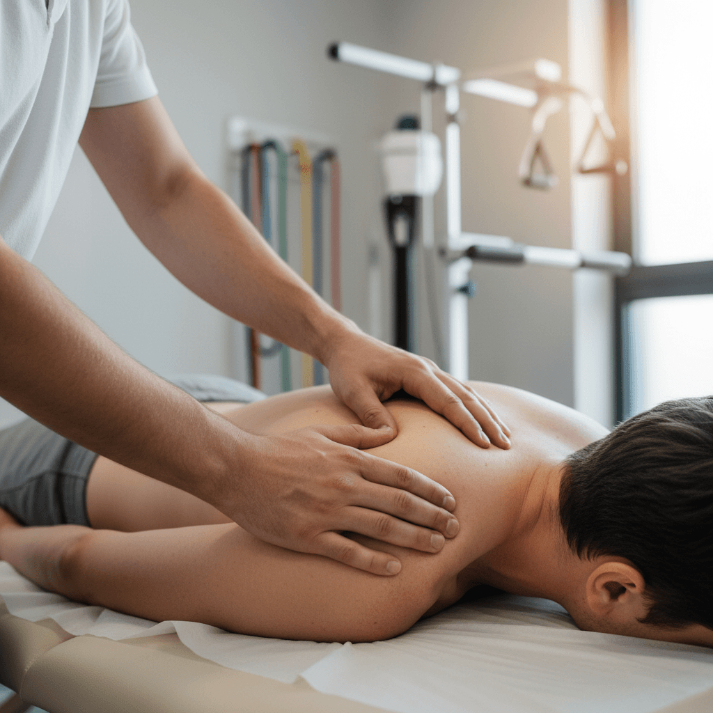 Manual therapy session