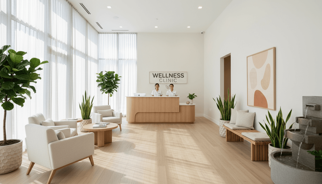 Wellness clinic reception